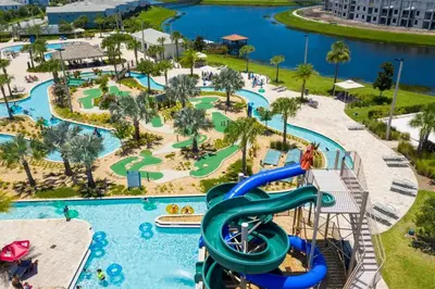 an image of a water park at a resort at 3191 Unit 207 Stunning apartment in Kissimmee