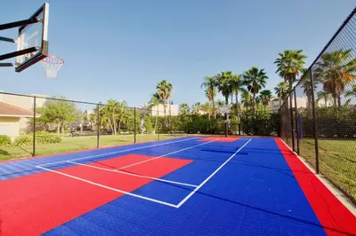 a basketball court with a basketball hoop at Vista Cay Luxury 3BR Condo in Orlando