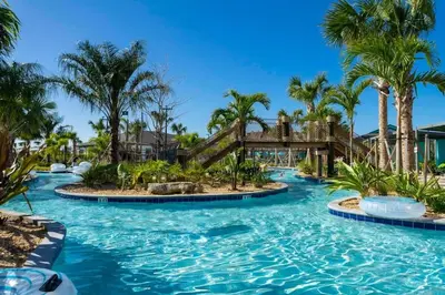 a pool at the resort at Gorgeous 4 Bd w Pool at Storey Lake Resort 4277 in Kissimmee