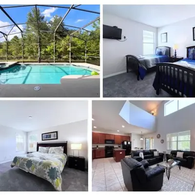 Beautiful 6Bd Pool Hm Veranda Palms-4464NP