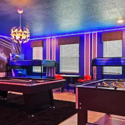 Storey Lake 10BR Home Pool/SPA/Game Room