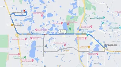 a map of the city of philadelphia at 3 bedrooms pool home Hidden Forest Resort Amenities in Orlando