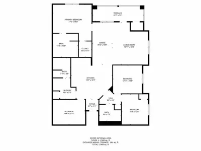 a floor plan of a house at The Epic Madrid Vista Cay Orlando in Orlando