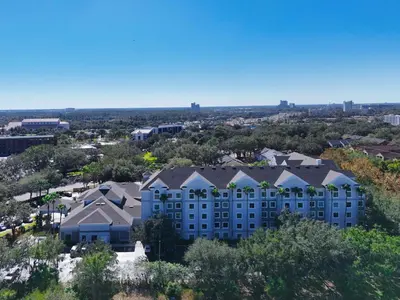 an aerial view of a building at HSO - Family Apartments Close to Disney World & Universal in Orlando