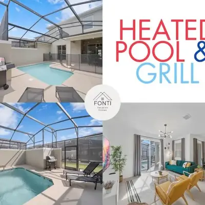 BRAND NEW 4BR House Waterpark Disney Orlando 2697