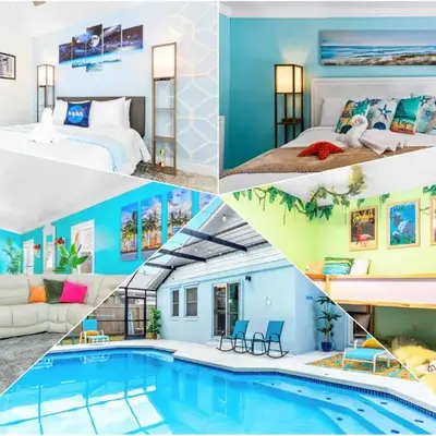 Beautiful Tropical Home with Private Heated and Chilled Pool