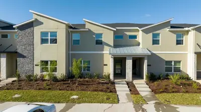 a large house with a driveway at Luxury 4Bed Near Disney, FreeVIP Resort 4335 in Kissimmee