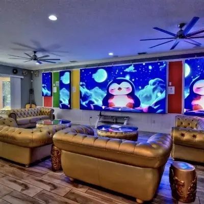 All Vacation Large Pool Home w-Cinema-Bowling Alley-Sleep 40