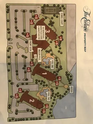 a drawing of a map of a dog park at Universal-Disney Dream 1211 Studio - The Enclave in Orlando