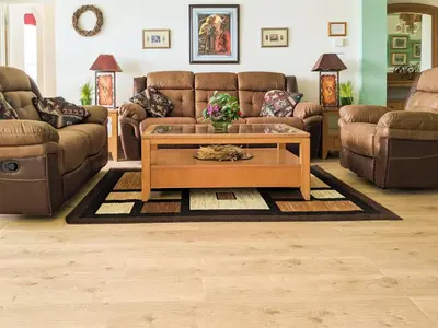 a living room with couches and a coffee table at 4 Bed 2269 in Kissimmee
