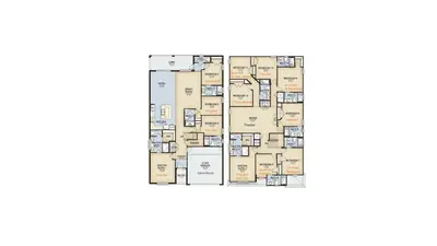 a floor plan of the apartment building at NEW Disney Themed 12BR Home Pool/SPA/Game/Tiki Bar in Kissimmee