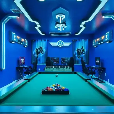 NEW Disney Themed 12BR Home Pool/SPA/Game/Tiki Bar