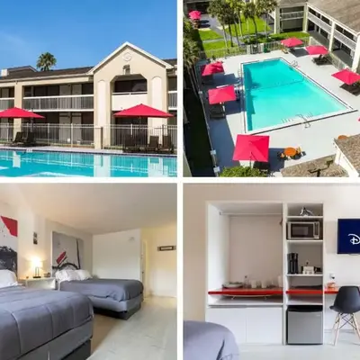 Amazing hotel room near Disney for 4 people