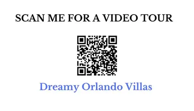a logo for a video tour of dreamy ontario villages at 5 Star Exceptional Luxury Villa at Storey Lake mins to Disney in Kissimmee
