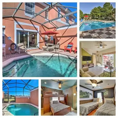 Enchanted Jungle Themed Home Pool 3mi to Disney