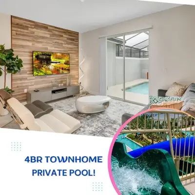 Private Pool 8 Min to Disney STL121