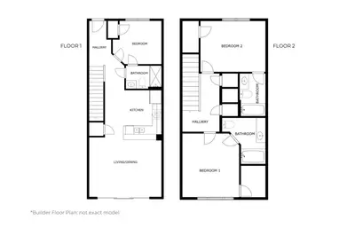 a floor plan of a house at The Sunny Nest in Orlando