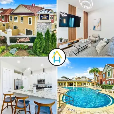 Fabulous Paradise 3BR Townhouse near Disney and outlets