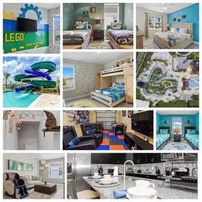 Perfect Disney Getaway House 6BR5BA • Private Pool at Storey Lake Resort SL4788