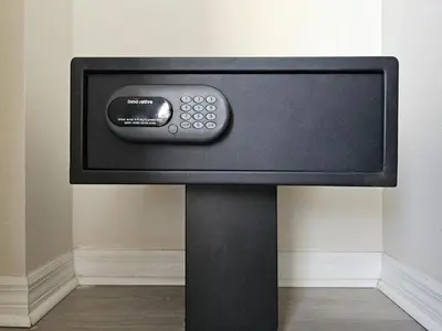 a television sitting on a stand in a room at Double King Bed Suite, 5 Min from Universal, I-Drive & Outlets in Orlando