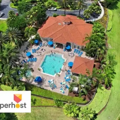 7BD 5BA w Pool Spa Home 10 mins away to Disney