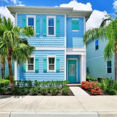 Ocean Blue Cottage Near Disney With Private Hot Tub & Margaritaville Resort & Island H20 Waterpark Access - 3012Sr