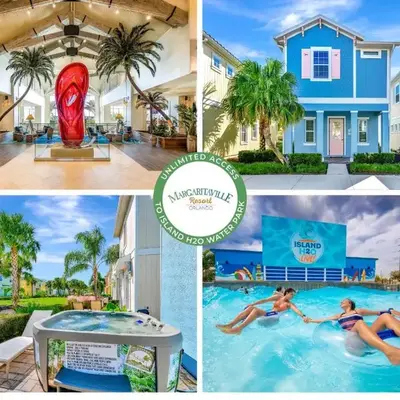 Casa Blanca Cottage With Hot Tub Near Disney With Margaritaville Resort & Island H2O Access - 8032Su