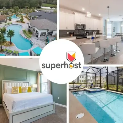 Spotless 6 bedroom Villa - Storey Lake - Hot tub - Free Water Park - 15 Mins to Disney
