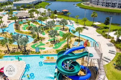 an image of a water park at a resort at Modern Storey Lake Resort Disney Orlando 3191-307 in Kissimmee