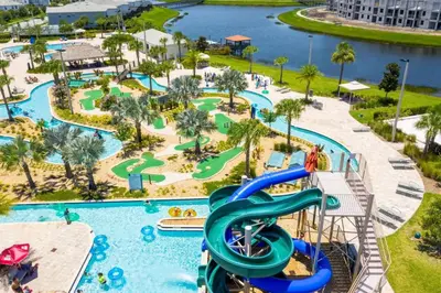 an image of a water park at a resort at Modern Storey Lake Resort Disney Orlando 3161-401 in Kissimmee