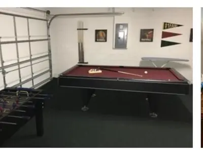 a room with a pool table in a room at Make your dreams really come true in Kissimmee