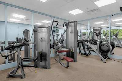 a gym with a bunch of treadms and machines at 12 - Universal Studios, International Dr in Orlando