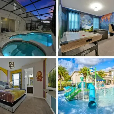 Luxury 12-BR Villa w/ Pool & Resort Amenities Near Disney