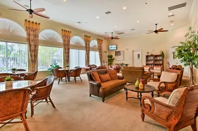 a living room with a lot of furniture at Townhome 7 Mi to Disney Parks Resort Pool Access! in Kissimmee