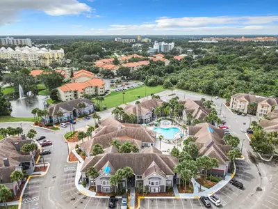 an aerial view of a resort at Be Our Guest! 1 Bedroom Condo Near Disney Parks! in Orlando