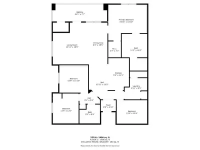 a floor plan of a house at The Epic Chicago Vista Cay Orlando in Orlando