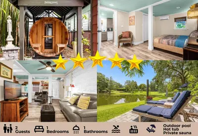 a collage of pictures of a house at Mills Lakeside in Orlando