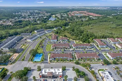 an aerial view of a city with a park at Luxury Design with close proximity to DISNEY in Kissimmee