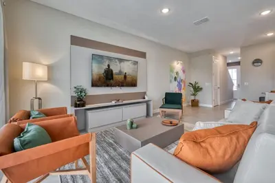 a living room with a couch and a table at Formosa Valley Resort 59 - Hosted by Top Villas in Orlando