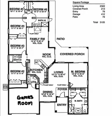 a floor plan of a house at Hidden Waterfront Oasis - 18 Minutes To The Disney in Orlando