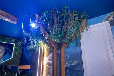 a vase filled with plants in a room at Fabulous Disney Vacation Home in Orlando