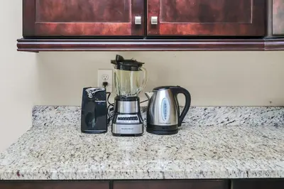 a blender sitting on top of a counter at Luxe Family Escape at Encore at Reunion in Orlando