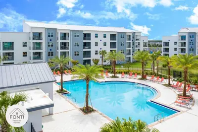 an image of the pool at the resort at Modern Storey Lake Resort Disney Orlando 3120-105 in Kissimmee