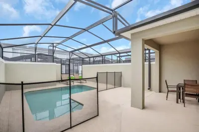 a rendering of a swimming pool on the roof of a building at Imagine You and Your Family Renting this 5 Star Villa on Storey Lake Resort Orlando Townhome 5519 in Kissimmee