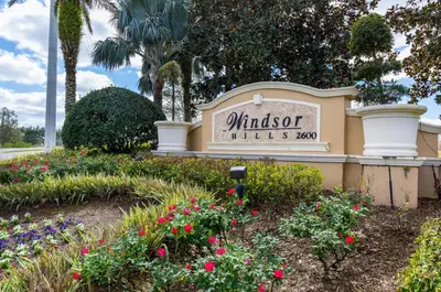 a sign for the windsor turtles park at Magical Getaway Close to Disney with Heated Pool in Orlando