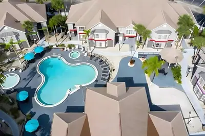 an artist rendering of the proposed water park at a resort at Whimsical Condo 1.5M from Disney in Orlando