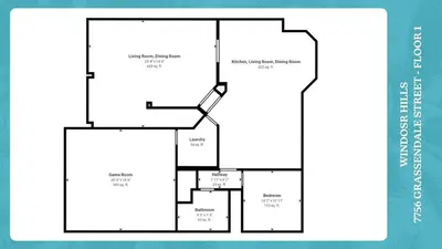a floor plan of a house at GRS7756 in Orlando