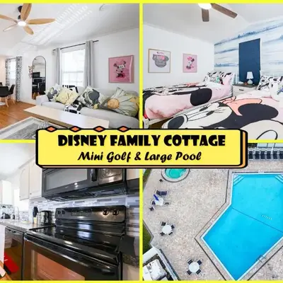 New! Family cottage near Disney-Sleep 6