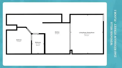 a diagram of a floor plan of a house at Windsor Hills Resort Vacation in Orlando