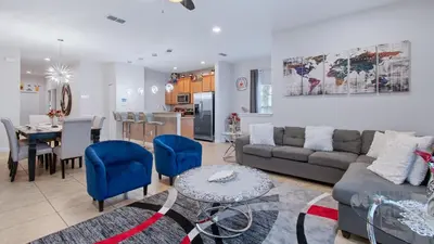 a living room with a couch and a table at CAP8949 in Kissimmee
